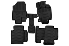 Коврики 3D в салон подходят для HONDA Freed, 2008-2016 П.Р. минивэн, 4шт. (полиуретан) Element