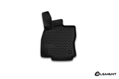 Коврик 3D в салон SKODA Octavia, 2013-2017, 2017-, передний левый, 1 шт. (полиуретан) Element