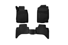 Коврики 3D в салон MITSUBISHI L200/Triton manual & automatic, 2016-, Double cab., 3 шт Element