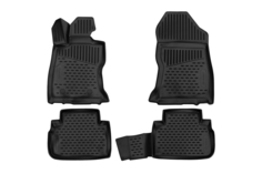Коврики 3D в салон подходят для SUBARU Forester, 2018- кросс, 4шт. (полиуретан) Element