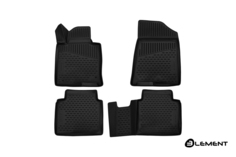 Коврики 3D в салон HYUNDAI Sonata 2017, 09/2017-, сед., 4 шт. (полиуретан) Element