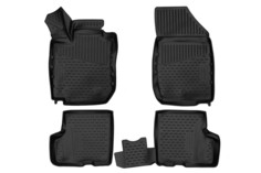 Коврики 3D в салон подходят для LADA (ВАЗ) Largus 2021-, 5 мест, 4шт. (полиуретан) Element