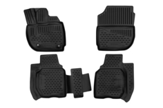 Коврики 3D в салон HONDA Fit, 2013-, П.Р. хб., 4 шт. (полиуретан) Element
