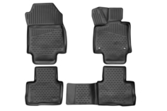Коврики 3D в салон подходят для TOYOTA RAV4, 2019- кроссовер, 4шт. (полиуретан) Element