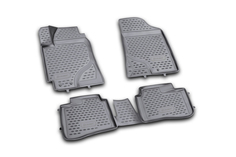 Коврики 3D в салон KIA Cerato 2009-2013, 4 шт. (полиуретан) Element