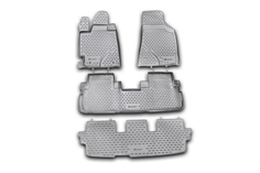 Коврики в салон TOYOTA Highlander, 2010-2014, 4 шт. (полиуретан) Element