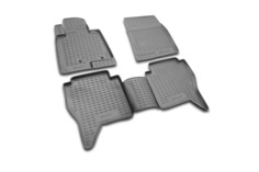 Коврики в салон MITSUBISHI Pajero IV(V80), 2006-, 4 шт. (полиуретан) Element