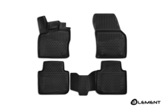 Коврики 3D в салон SKODA Kodiaq, 2017-, 4 шт. (полиуретан) Element