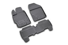 Коврики в салон TOYOTA Yaris 01/2006-2010, 3 шт. (полиуретан) Element