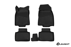 Коврики 3D в салон RENAULT Koleos, 2017-, 4 шт. (полиуретан) Element
