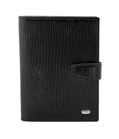 Обложка для автодокументов унисекс PETEK 595.173.01 черная/чешуя