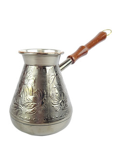 Турка медная HomeLI с деревянной ручкой 540гр