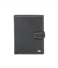 Обложка для автодокументов унисекс PETEK 596.234.KD1 черная/белая