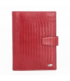 Обложка для автодокументов унисекс PETEK 596.041.10 красная/под рептилию