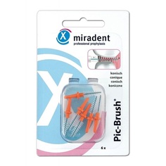 Ершики Miradent Pic-Brush refills Orange Оранжевые, 6 шт