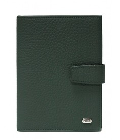 Обложка для автодокументов унисекс PETEK 595.234.09 зеленая/матовая,