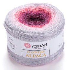 Пряжа YarnArt Flowers Alpaca 250г, 940м, 20% альпака, 80% акрил, 408, 2 мотка