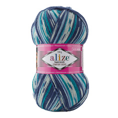 Пряжа ALIZE Superwash Comfort Socks 100г, 420м, SW шерсть, 7708, 5 мотков