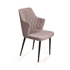 Стул с подлокотниками Top Concept Hunt/75269, бархат пепельно-бежевый 25