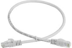 Патч-корд IEK RJ45 (вилка) - RJ45 (вилка) RJ 45 1м (PC01-C5EU-1M-G)