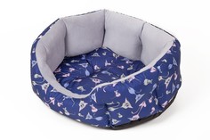 Лежак для кошек Зоофортуна Котомышь №3, полиэстер, велюр