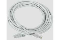 Патч-корд IEK RJ45 (вилка) - RJ45 (вилка) RJ 45 5м (PC01-C5EU-5M-G)