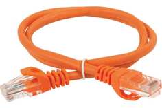 Патч-корд IEK RJ45 (вилка) - RJ45 (вилка) RJ 45 0.5м (PC07-C5EU-05M)
