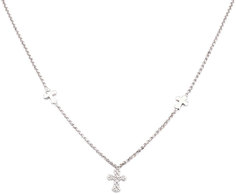 Колье из серебра с фианитом 42 см AMEN CLCCZB3 Amen.