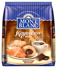 Круассаны Мон Блан Парижский шоколад 150 г Montblanc
