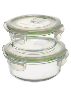 Набор стеклянных пищевых контейнеров Eley 390 мл и 640 мл, ELSTP0010G