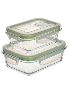 Набор стеклянных пищевых контейнеров Eley 370мл и 630мл, ELSTP0008G