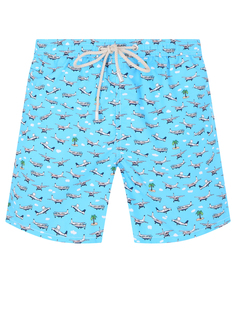 Шорты плавательные с принтом MC2 Saint Barth