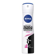 Антиперспирант Nivea Спрей женский Невидимая защита для черного и белого Клер 150мл