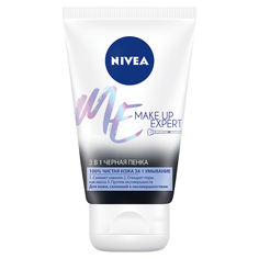 Пенка для умывания Nivea Make up Еxpert Черная Пенка 3в1 100 мл