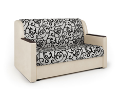 Диван-кровать Шарм-Дизайн Аккорд Д 120, бежевый/узоры