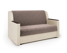 Диван-кровать Шарм-Дизайн Аккорд Д 140, коричневый/бежевый