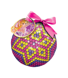 Новогодний ёлочный шар Ты прекрасна феи ВИНКС: Стелла с пайетками Winx