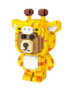 Конструктор LOZ Браун Жираф 890 дет. № 9231 Giraffe Brown Bear iBlockFun Series 111192