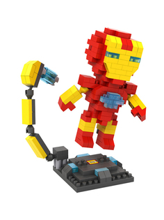 Конструктор LOZ Железный человек 250 дет. № 9447 Iron Man iBlockFun Series