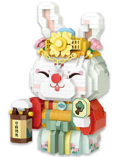 Конструктор LOZ Кролик из традиционной китайской истории 910 дет. № 9270