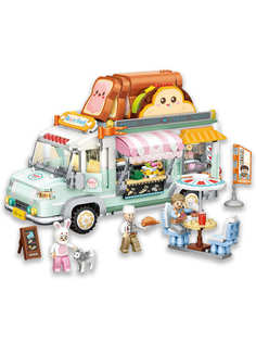 Конструктор LOZ mini Хлебопекарный грузовичок 1388 дет. № 1127 Bakery truck