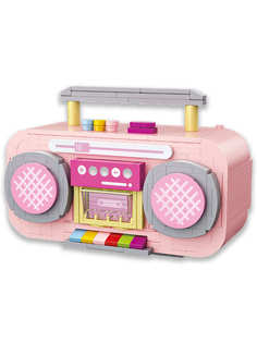 Конструктор LOZ mini Розовый магнитофон 419 дет. № 1120 Pink Recorder
