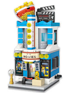 Конструктор LOZ mini Кинотеатр 336 дет. № 1635 Cinema Street mini Series