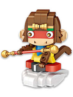 Конструктор LOZ mini Царь обезьян Сунь Укун 223 детали № 1440 Sun Wukong BrickHeadz