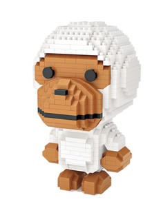 Конструктор LOZ Обезьяна 660 дет. № 9232 Monkey iBlockFun Series 111193