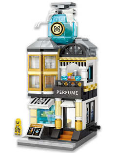 Конструктор LOZ mini Магазин парфюмерии 400 дет. № 1634 Perfume shop Street mini Series