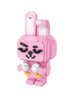 Конструктор LOZ Розовый Кролик 880 дет. № 9239 Pink Pabbit iBlockFun Series