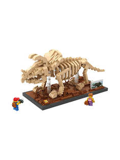 Конструктор LOZ Динозавр Трицератопс 660 дет. № 9025 Dinosaur Treceratops Creator Series