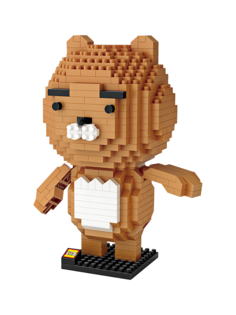 Конструктор LOZ Медведь Райан 480 дет. № 9209 Bear Ryan iBlockFun Series
