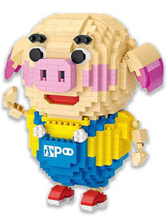 Конструктор LOZ Поросенок 800 дет. № 9798 Pig iBlockFun Series